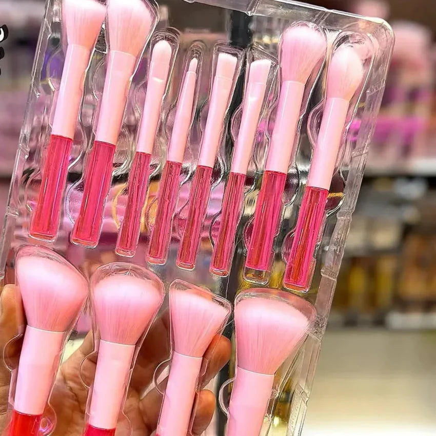 Kiss Lovely Makeup Brush Set - 12Pcs - Buy Online in Pakistan at Cosmia.pk