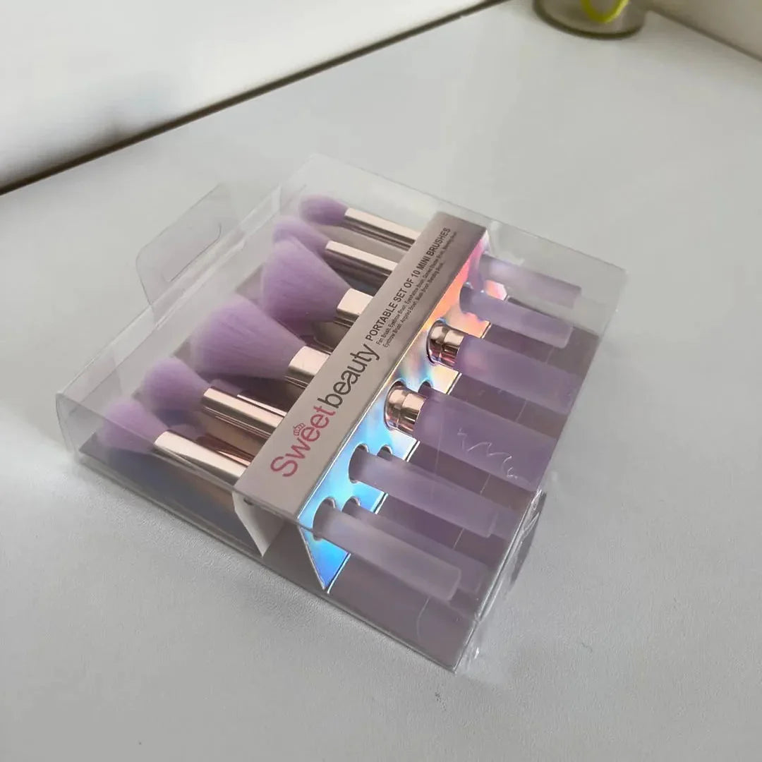 Sweet Beauty Makeup Brush Set Blister X 10 Pcs. - Buy Online in Pakistan at Cosmia.pk