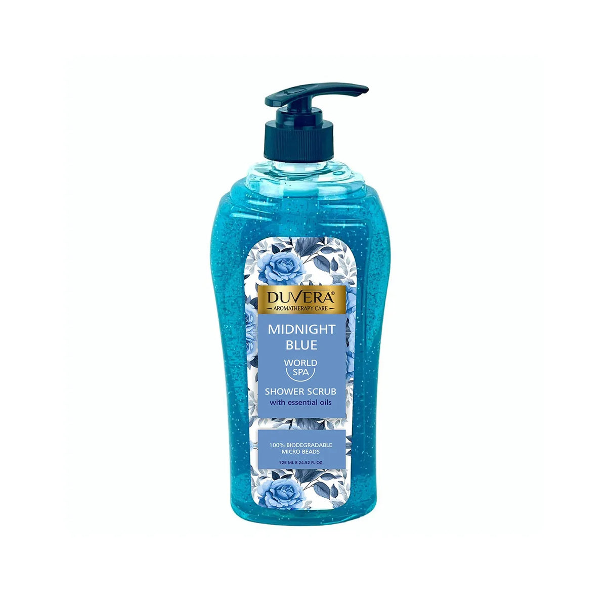 Shower Scrub Midnight Blue with Essentials Oils - 725ml - Buy Online in Pakistan at Cosmia.pk