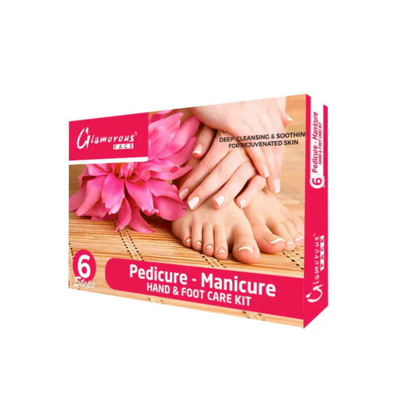 Glamorous Face 6-Step Pedicure & Manicure Care Kit for Hand and Foot - Buy Online in Pakistan at Cosmia.pk