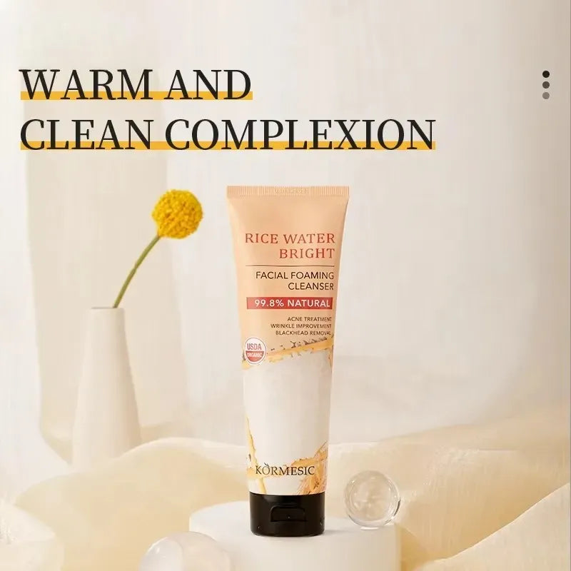 KORMESIC Refreshing Rice Facial Cleanser (100g) - Buy Online in Pakistan at Cosmia.pk