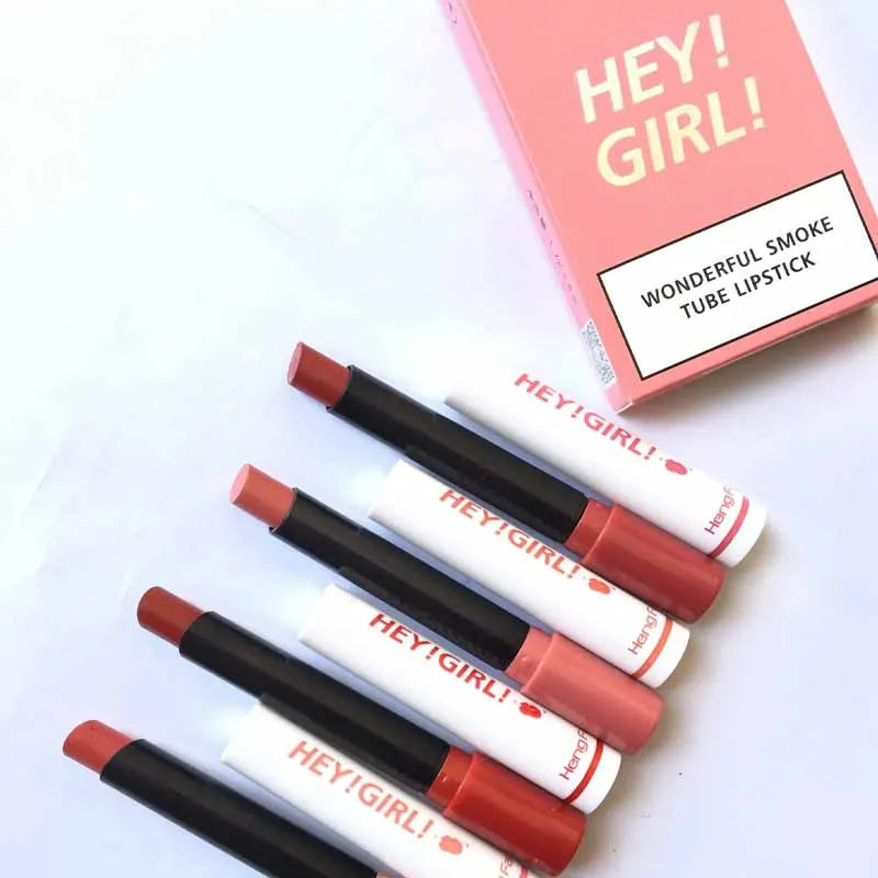Heng Fang Hey Girl – 4 Pcs Smoke Lipstick Set - Buy Online in Pakistan at Cosmia.pk