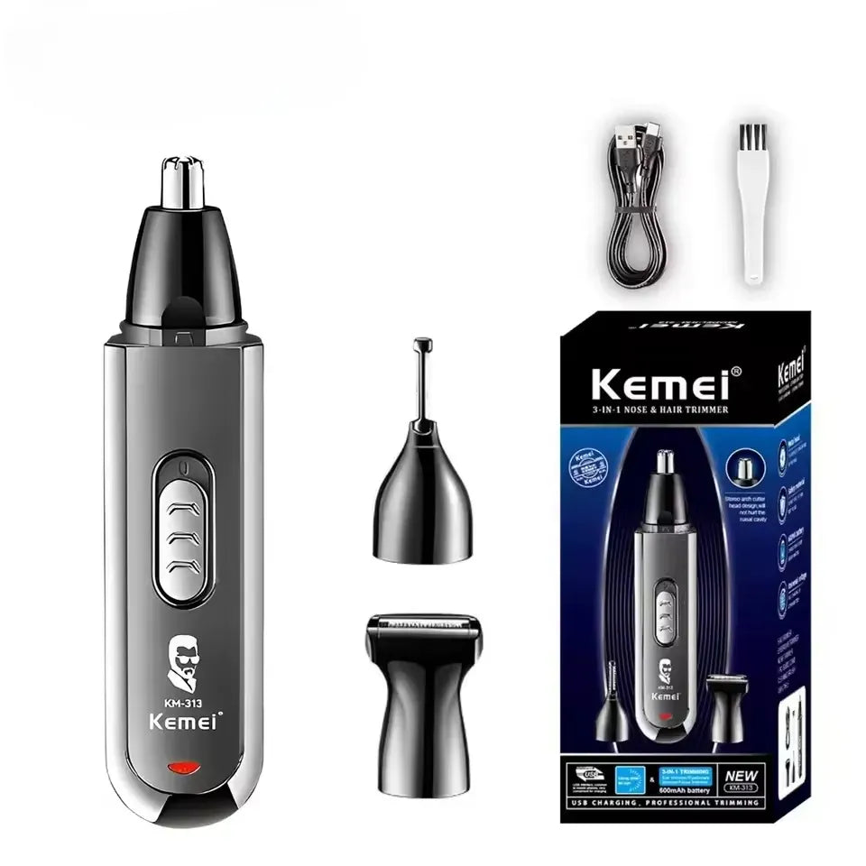 Kemei 2-in-1 Rechargeable Hair & Nose Trimmer - Buy Online in Pakistan at Cosmia.pk