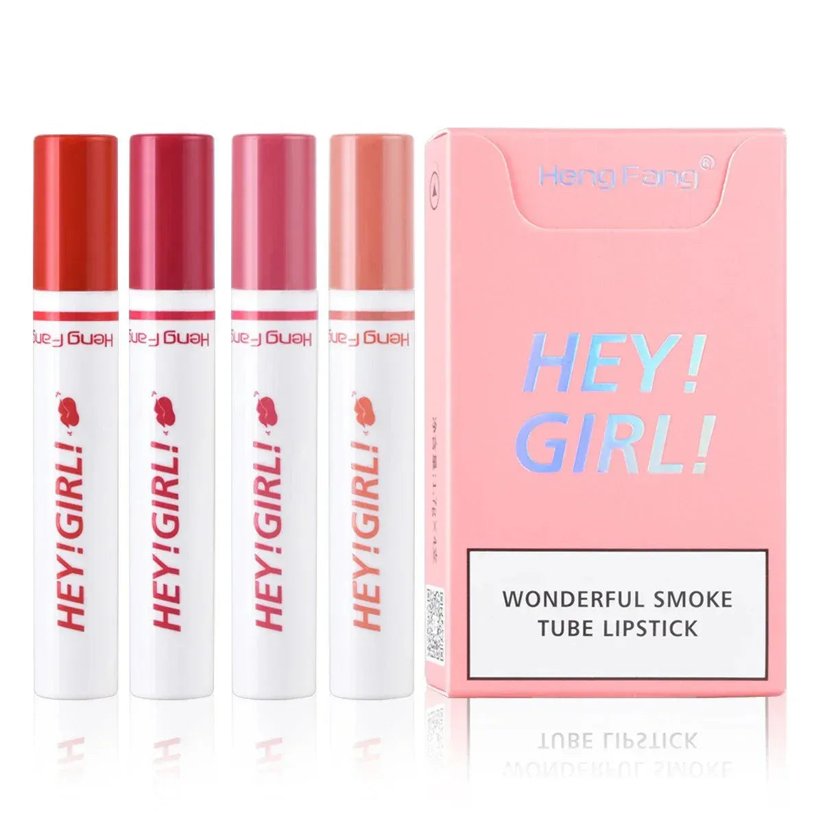 Heng Fang Hey Girl – 4 Pcs Smoke Lipstick Set - Buy Online in Pakistan at Cosmia.pk