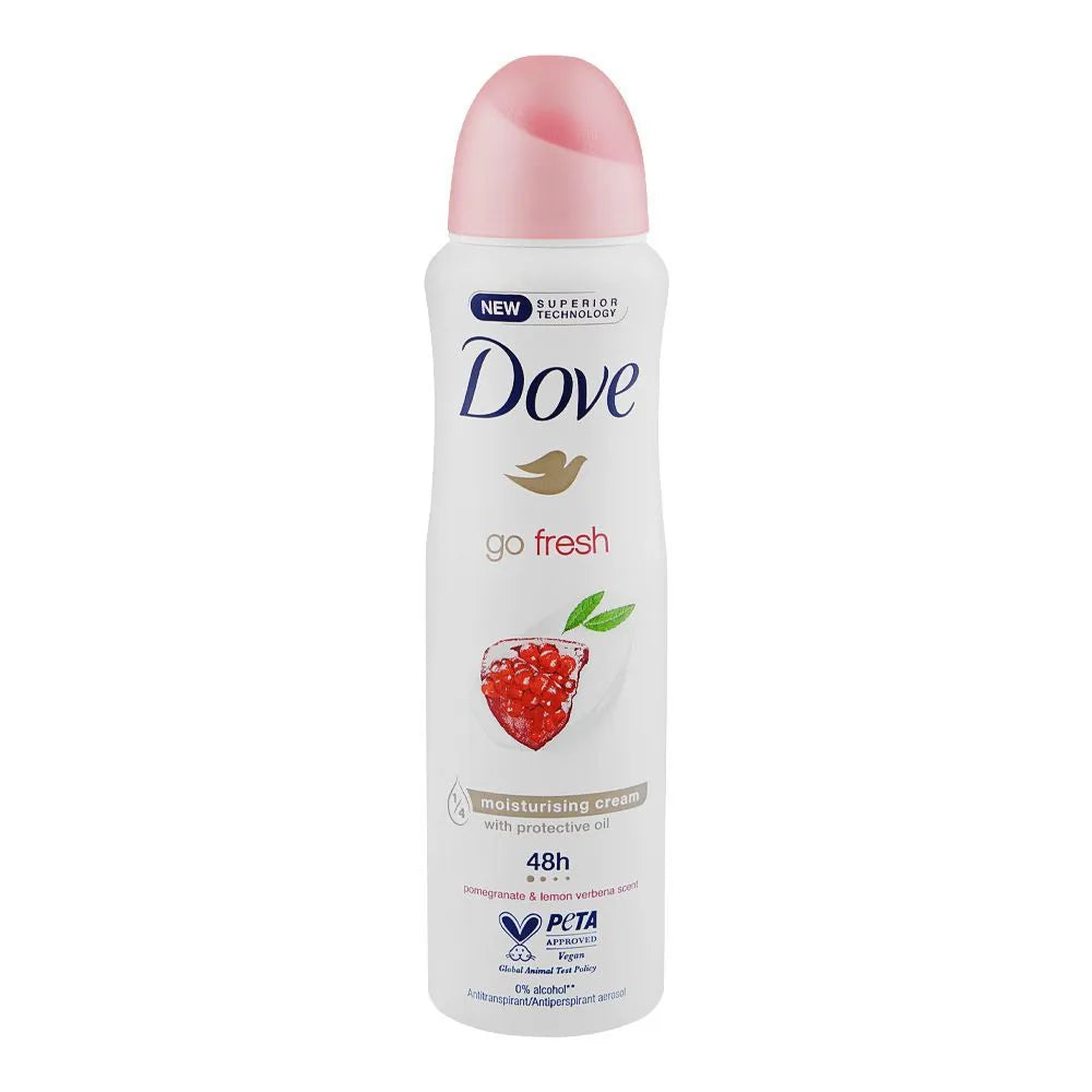 Dove Go Fresh Pomegranate & Lemon Verbena Scent Anti-Prespirant - Buy Online in Pakistan at Cosmia.pk