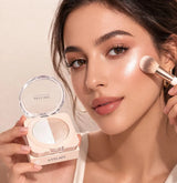 ANYLADY Duo Baked Highlighter Compact – 2-in-1 Shimmer & Glow Powder - Buy Online in Pakistan at Cosmia.pk