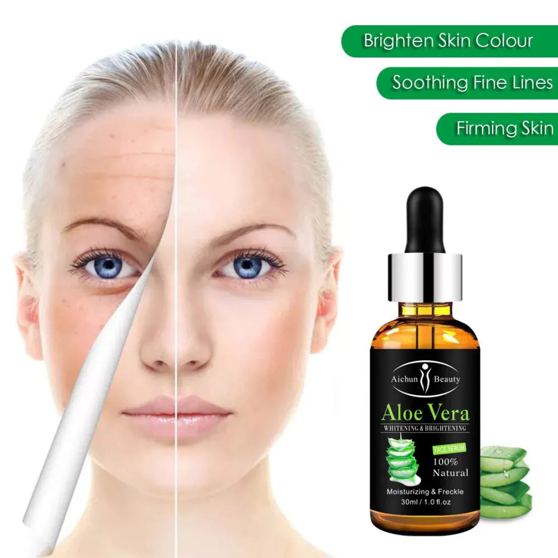 Aichun Beauty Aloe Vera Face Serum - 30ml - Buy Online in Pakistan at Cosmia.pk