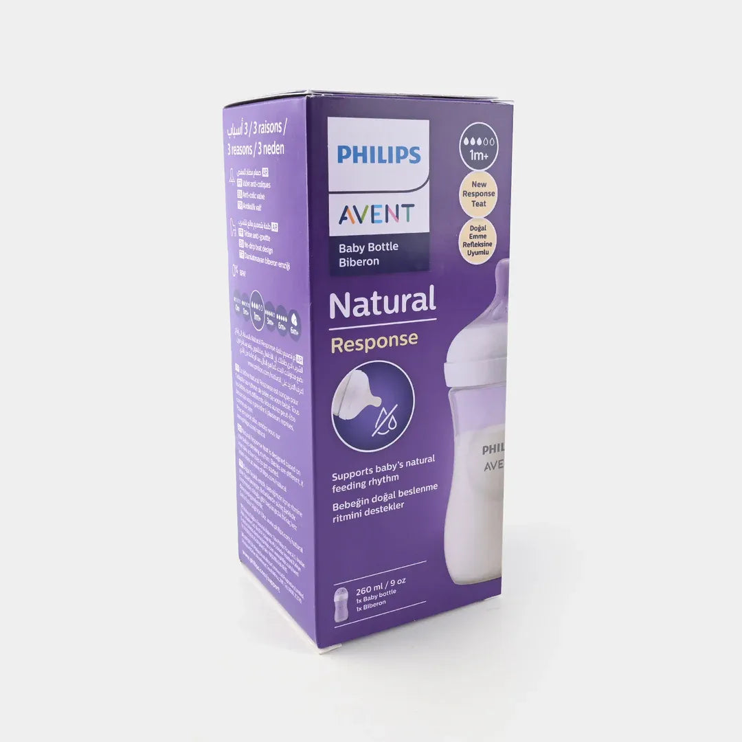 Philips Avent Natural Response Feeding Bottle - 260ml - Buy Online in Pakistan at Cosmia.pk