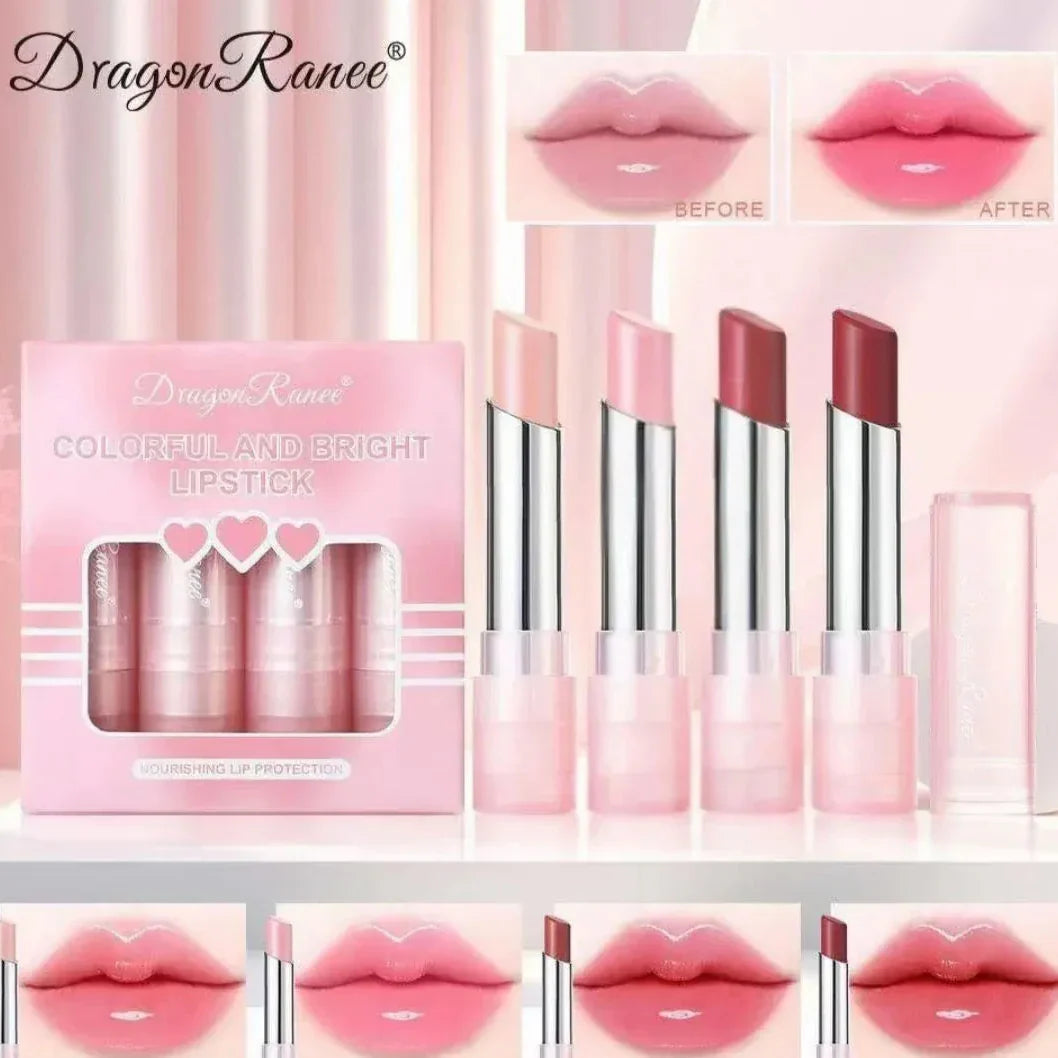 Dragon Ranee Color Changing Lipstick Set - 4Pcs - Buy Online in Pakistan at Cosmia.pk