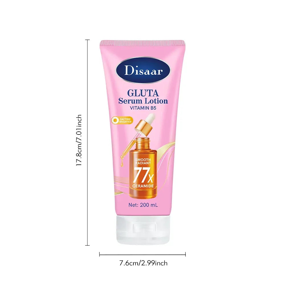 Disaar Gluta Serum Lotion Daytime Brighten Smooth Radiant - 200ml - Buy Online in Pakistan at Cosmia.pk