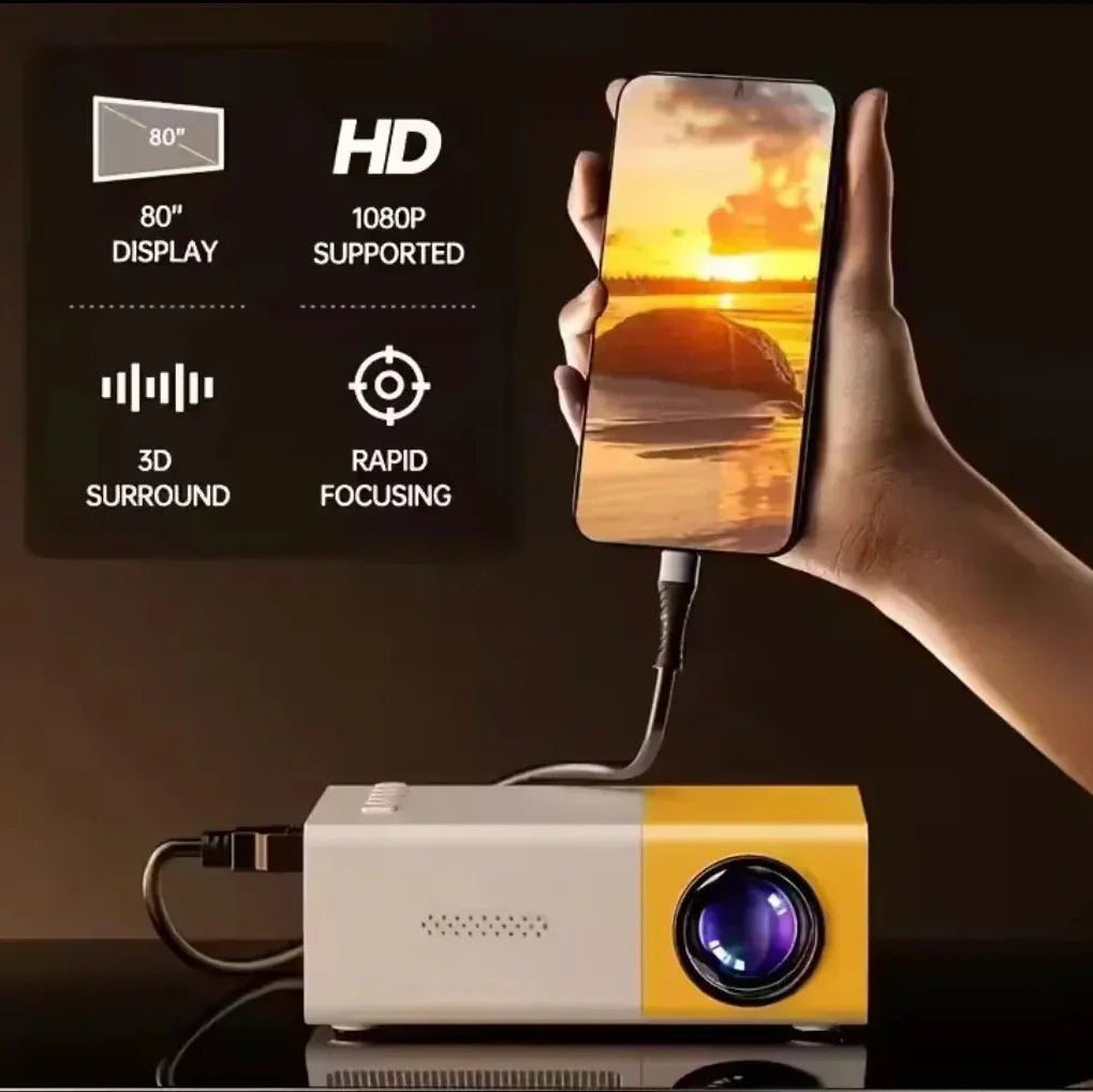 YG300 Portable Mini Projector - Buy Online in Pakistan at Cosmia.pk
