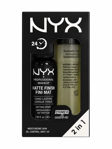 NYX Professional Makeup 2 in 1 Primer & Makeup Fix Set - Buy Online in Pakistan at Cosmia.pk