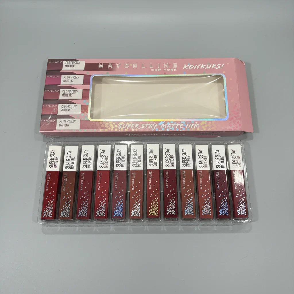 Maybelline New York Super Stay Matte Ink Lipstick - Pack of 12 - Buy Online in Pakistan at Cosmia.pk