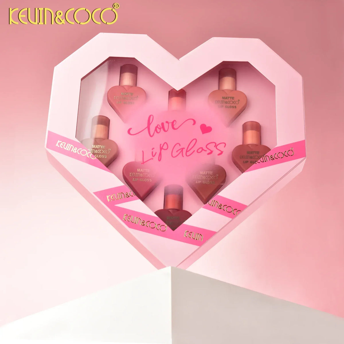 Kevin & Coco Love Garden Wateroroof Lipgloss Set - 8Pcs - Buy Online in Pakistan at Cosmia.pk