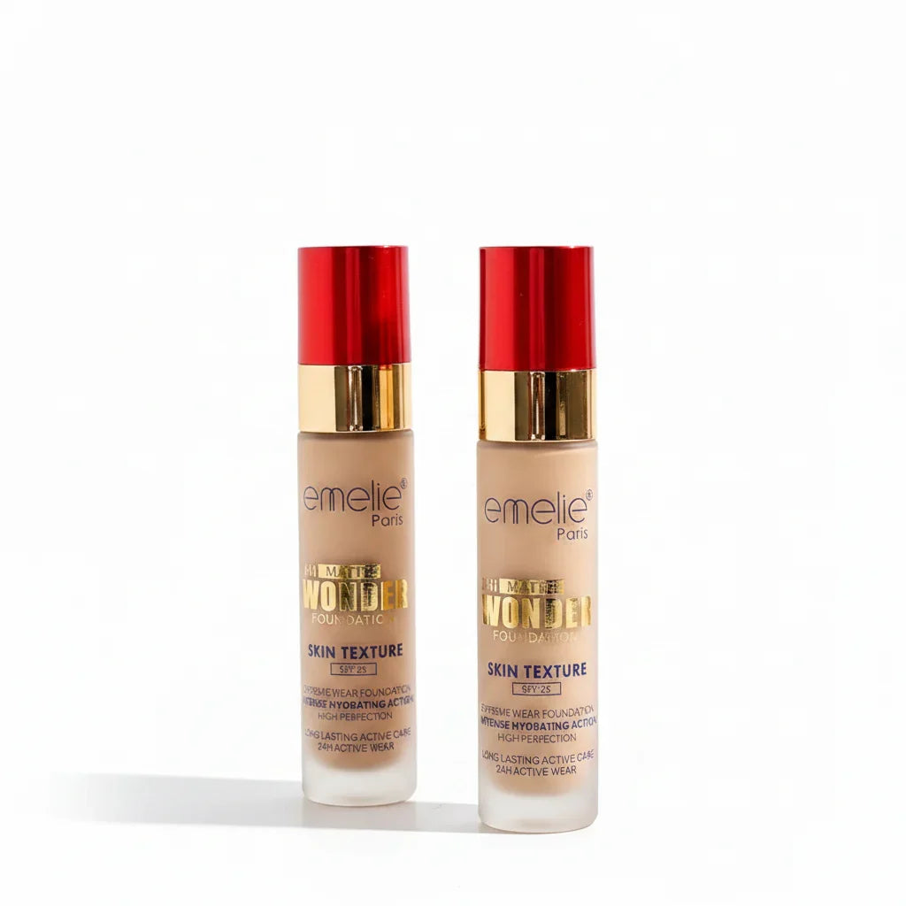 Emelie 24HR Matte Wonder Foundation SPF 25 - 30ml - Buy Online in Pakistan at Cosmia.pk