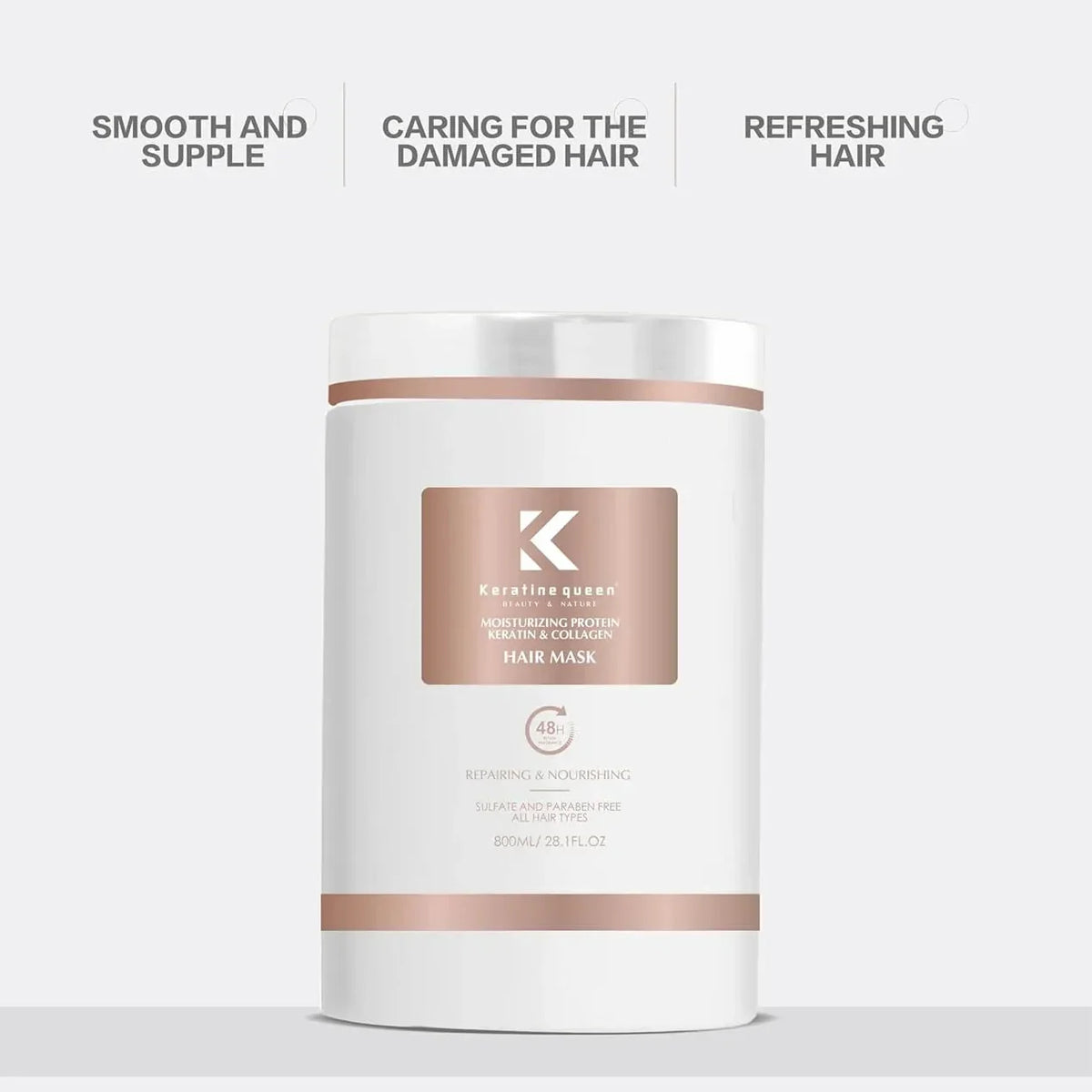 Keratine Queen Keratin & Collagen Moisturizing Protein Hair Mask - Buy Online in Pakistan at Cosmia.pk