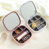 Portable Jewellery Box with Mirror - Buy Online in Pakistan at Cosmia.pk
