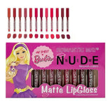 Ks-One Barbie Matte Lip Gloss- Pack of 12 - Buy Online in Pakistan at Cosmia.pk