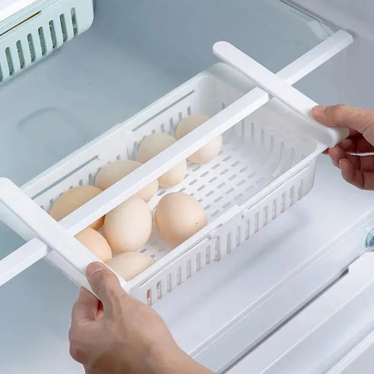 Adjustable Stretchable Refrigerator Organizer Drawer -Each - Buy Online in Pakistan at Cosmia.pk