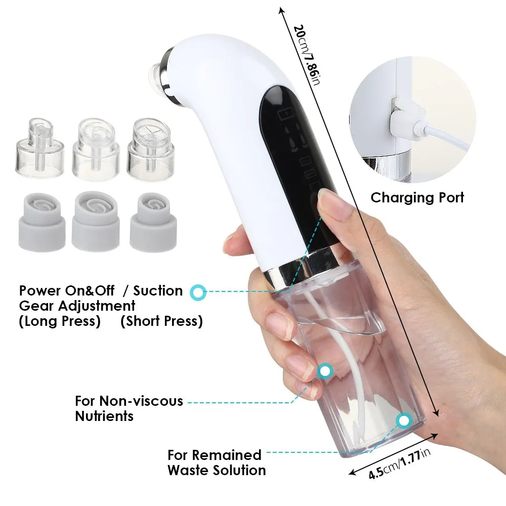 Hydra Facial Black Head Remover Pore Vacuum Micro Bubble Pore - Buy Online in Pakistan at Cosmia.pk