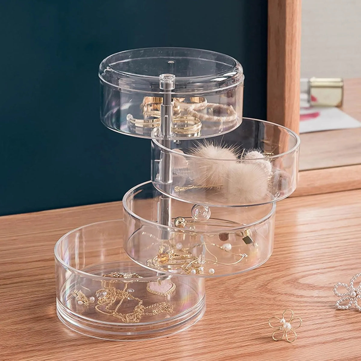 Elegant Multi-Layer Accessory Display Case - Buy Online in Pakistan at Cosmia.pk