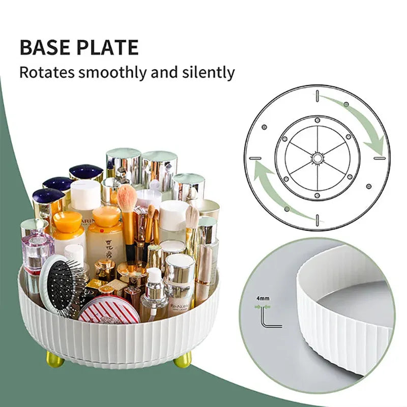 360-Rotating Makeup Organizer Tray - Buy Online in Pakistan at Cosmia.pk