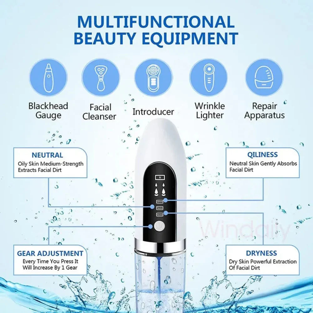 Hydra Facial Black Head Remover Pore Vacuum Micro Bubble Pore - Buy Online in Pakistan at Cosmia.pk