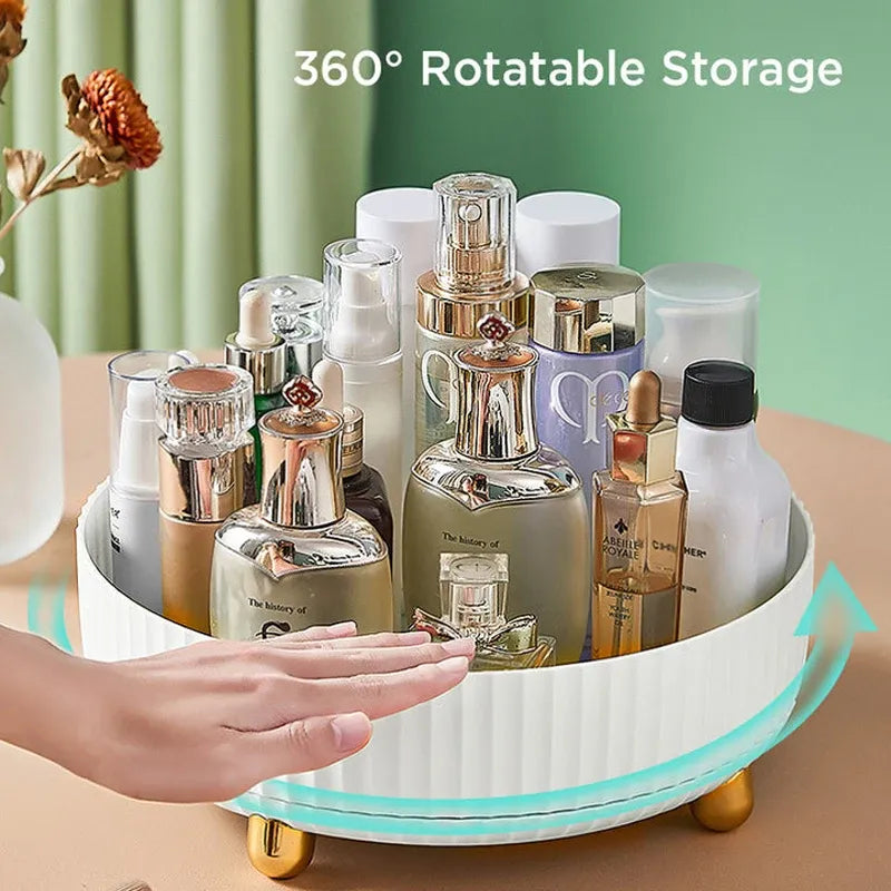 360-Rotating Makeup Organizer Tray - Buy Online in Pakistan at Cosmia.pk