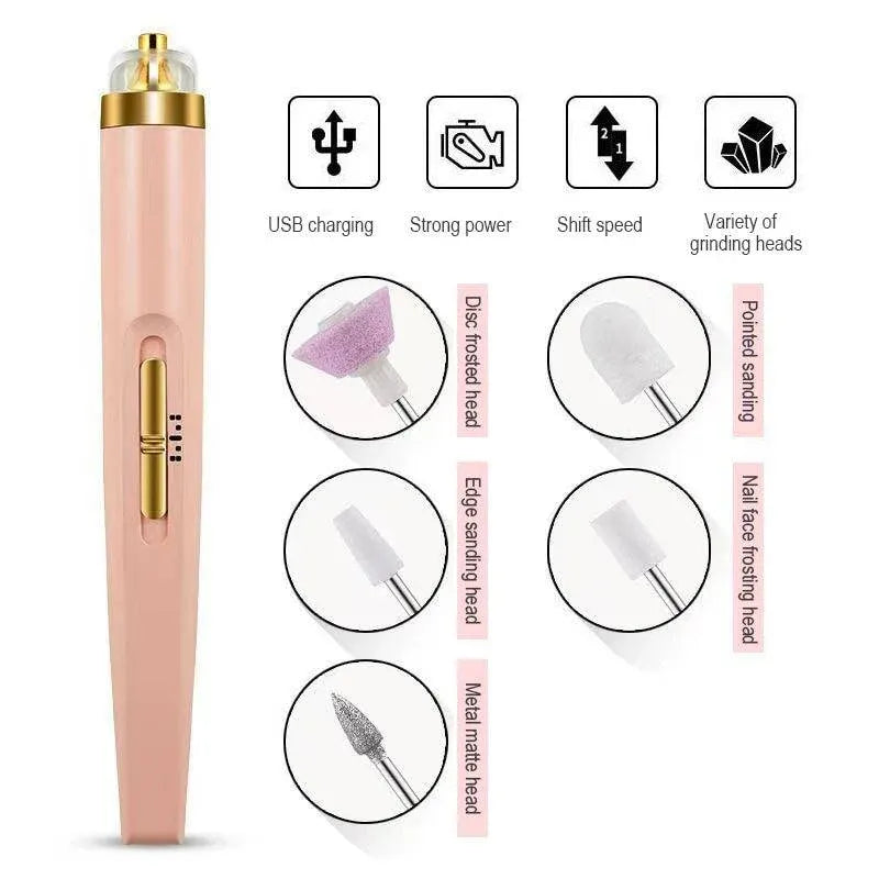 5 In 1 Rechargeable Flawless Salon Nail Finishing Touch - Buy Online in Pakistan at Cosmia.pk