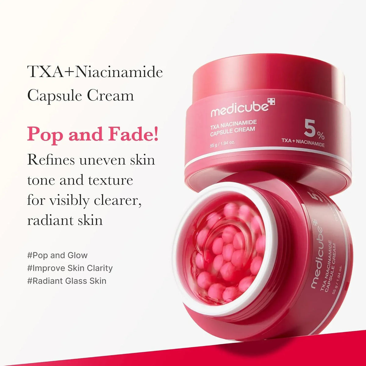 Medicube TXA Niacinamide Capsule Cream - 55 g - Buy Online in Pakistan at Cosmia.pk
