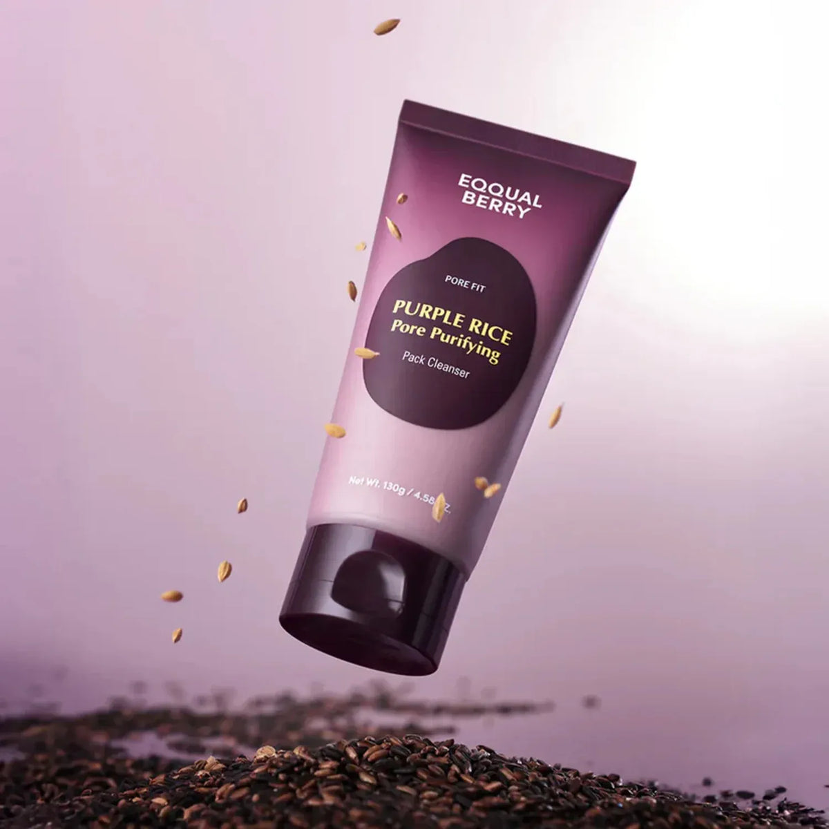 EQQUALBERRY Purple Rice Pore Purifying Pack Cleanser-130g - Buy Online in Pakistan at Cosmia.pk