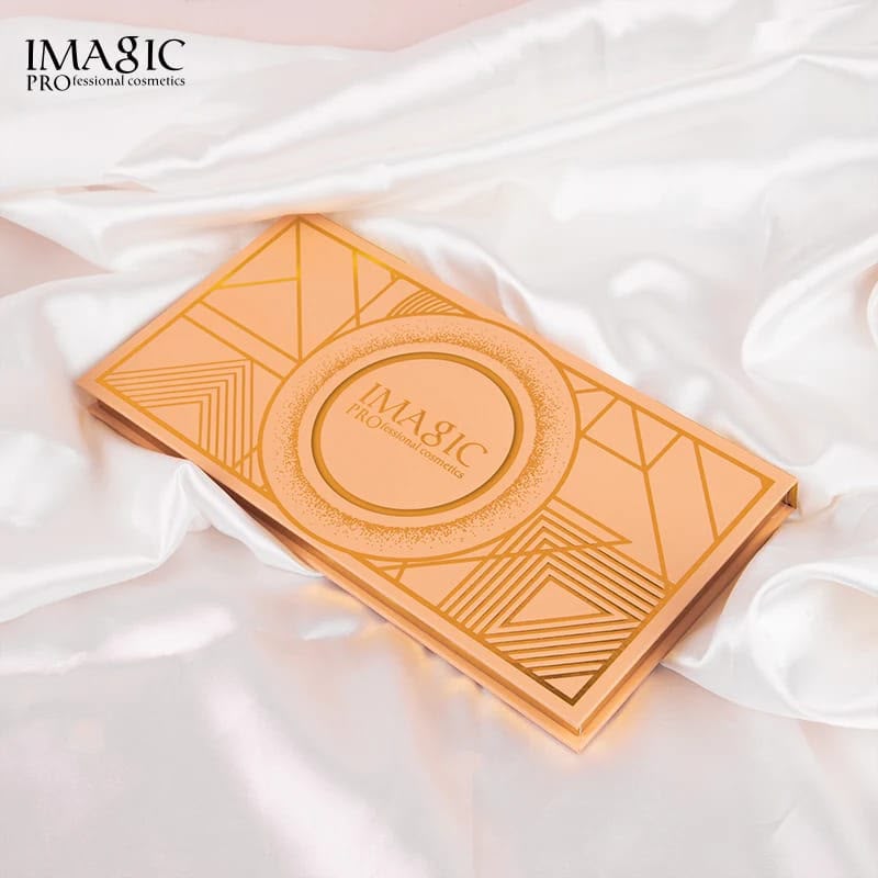IMAGIC Professional Cosmetics 6 Color Face Palette closed gold packaging