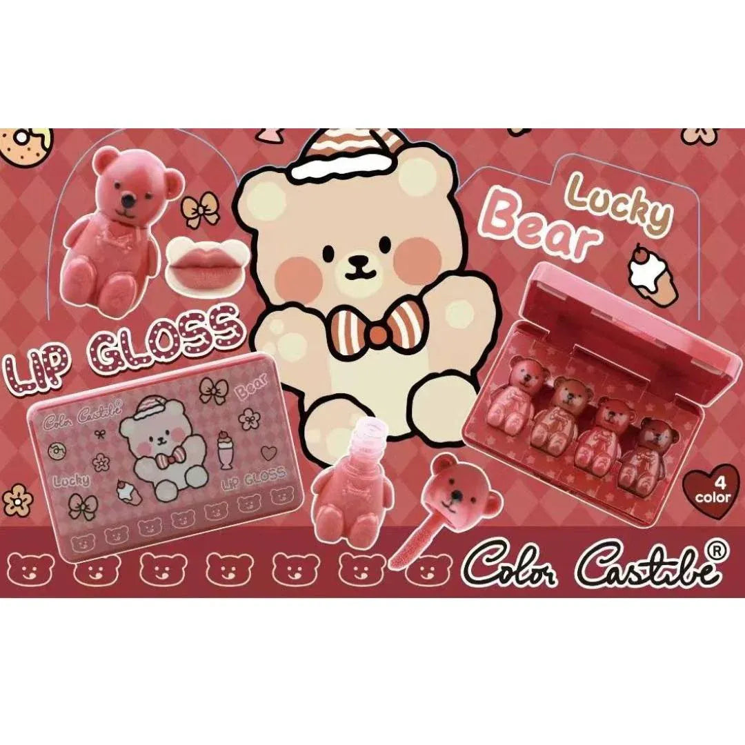 Color Castle Lucky Bear Lipgloss 4Pcs Set - Buy Online in Pakistan at Cosmia.pk