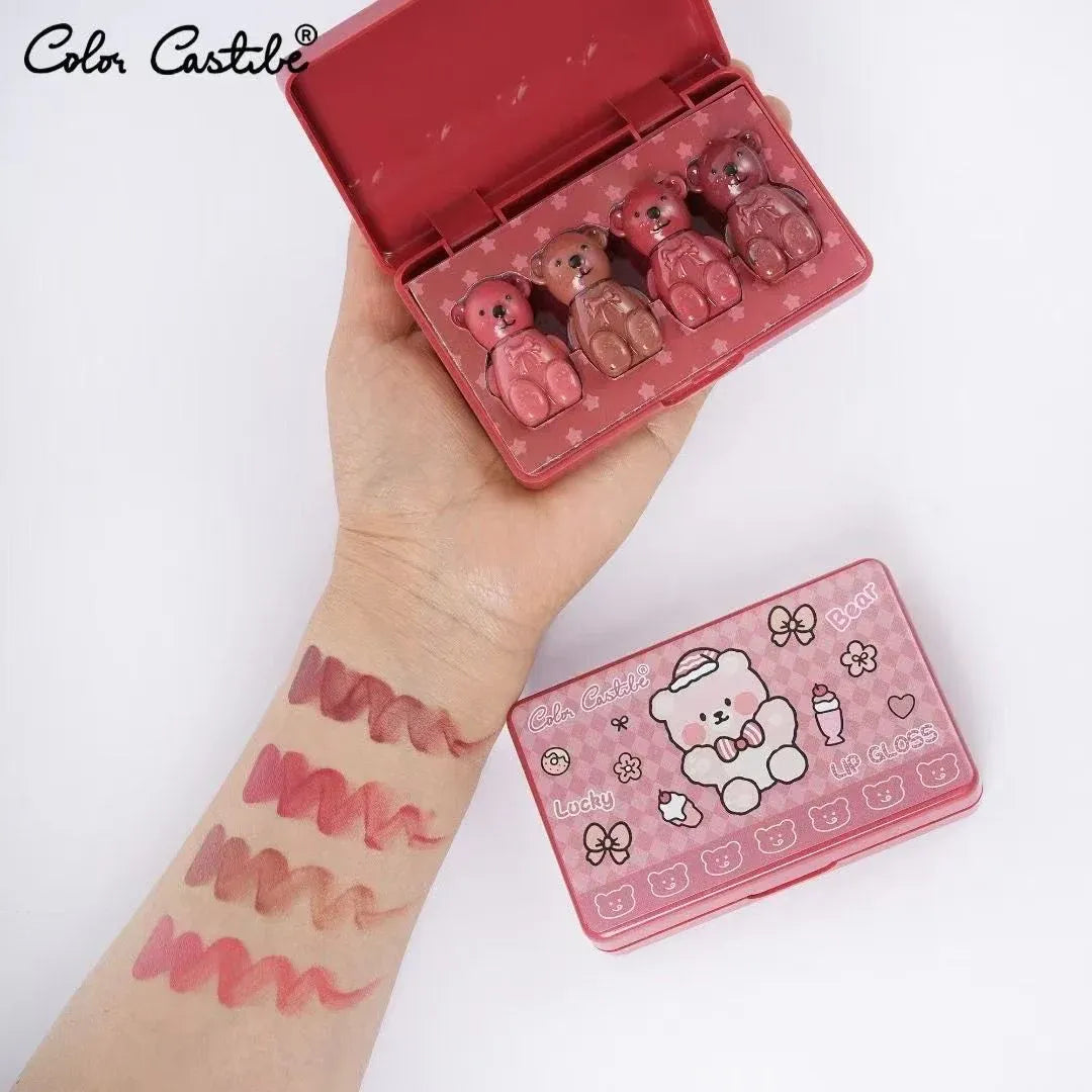 Color Castle Lucky Bear Lipgloss 4Pcs Set - Buy Online in Pakistan at Cosmia.pk