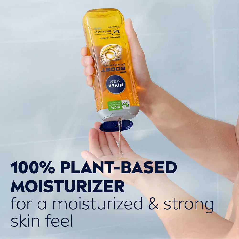 Nivea Men Active Energy 3-in-1 Shower Gel-250ml - Buy Online in Pakistan at Cosmia.pk