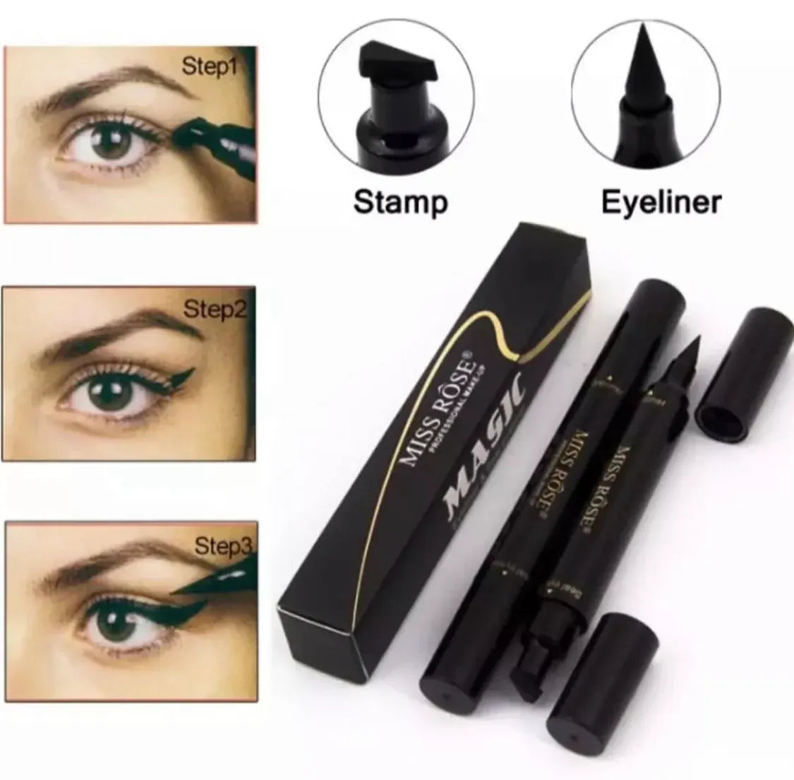 Miss Rose 2-in-1 Magic Eyeliner - Buy Online in Pakistan at Cosmia.pk