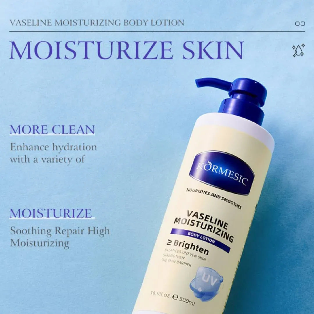 Kormesic Vaseline Brighten Moisturising UV Protected Boby Lotion - 500ml - Buy Online in Pakistan at Cosmia.pk