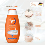 Crème 21 Rich & Creamy Moisturising Body wash,With Vit E & Almond - Buy Online in Pakistan at Cosmia.pk