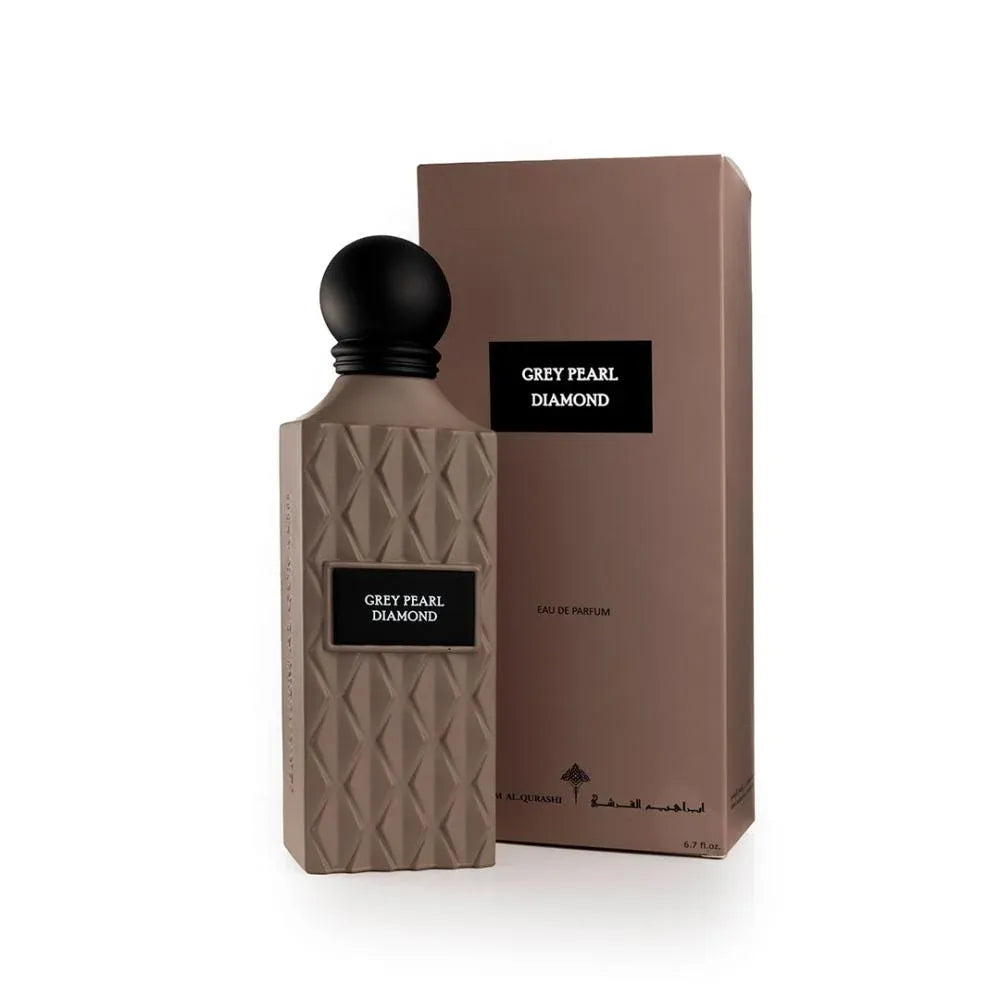 Ibrahim Al Qurashi Grey Pearl Diamond Eau de Parfum-200ml - Buy Online in Pakistan at Cosmia.pk