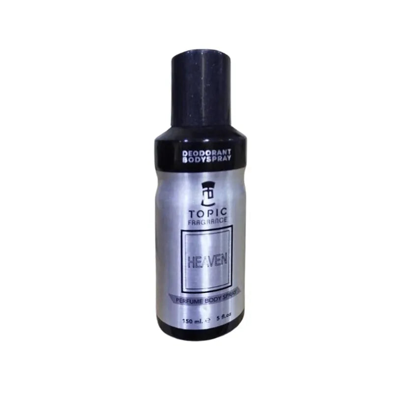Topic Heaven Silver for Men Body Spray - 150ml - Buy Online in Pakistan at Cosmia.pk