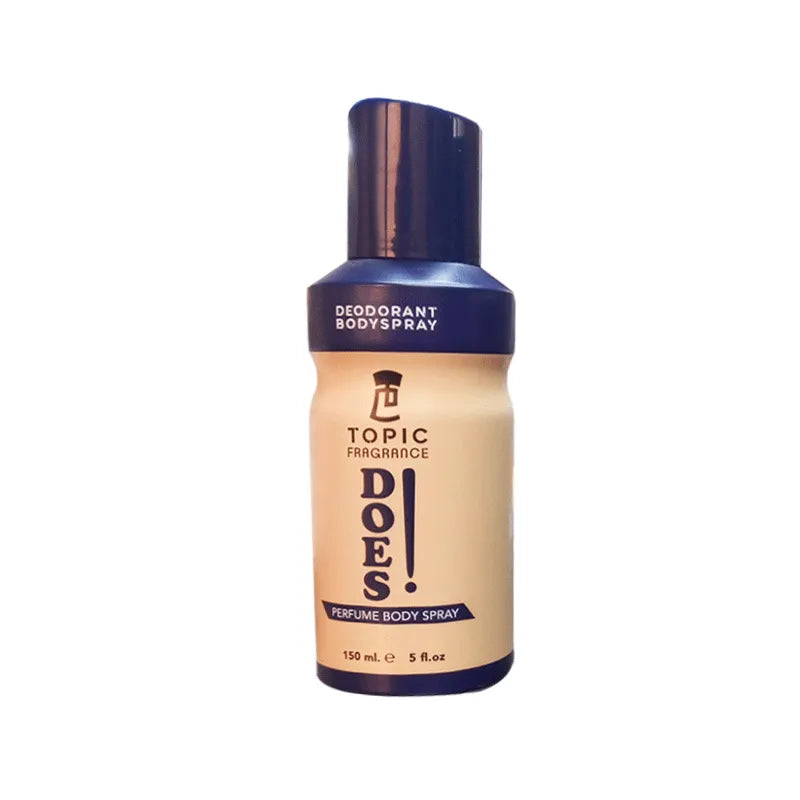 Topic Does for Men Body Spray - 150ml - Buy Online in Pakistan at Cosmia.pk
