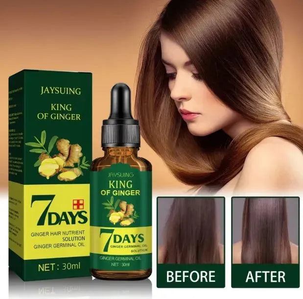 Aichun Beauty 7 Days Ginger Hair Growth Oil Serum For Damaged Hair - Buy Online in Pakistan at Cosmia.pk