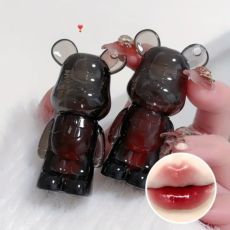 Miss Lara Cute Korean Black Bear Lip Gloss Shade - Buy Online in Pakistan at Cosmia.pk
