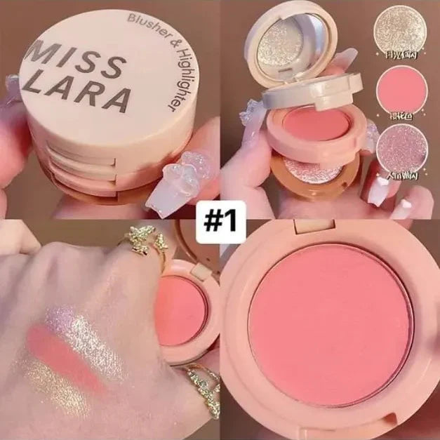 Miss Lara 3-in-1 Blush & Highlighter Palette - Buy Online in Pakistan at Cosmia.pk
