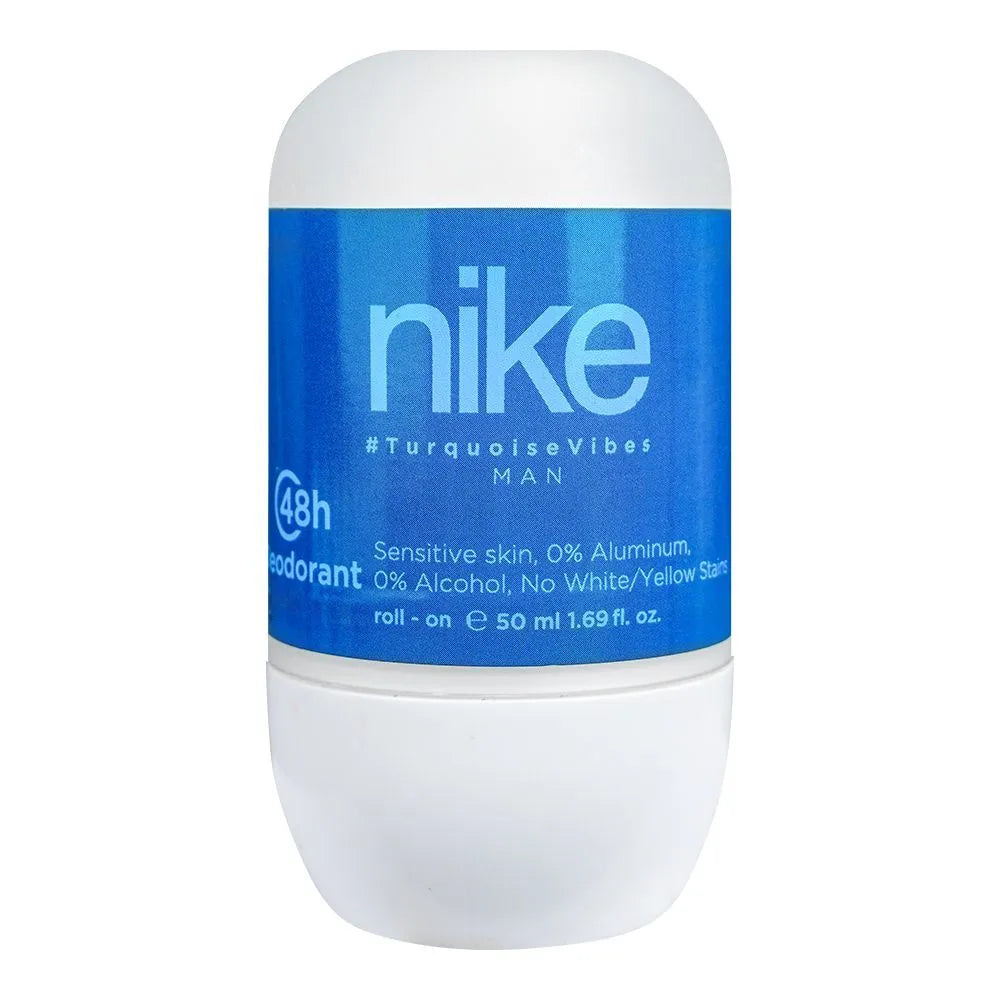 Nike Men Turquoise Vibes Deodorant Roll On - 50ml - Buy Online in Pakistan at Cosmia.pk
