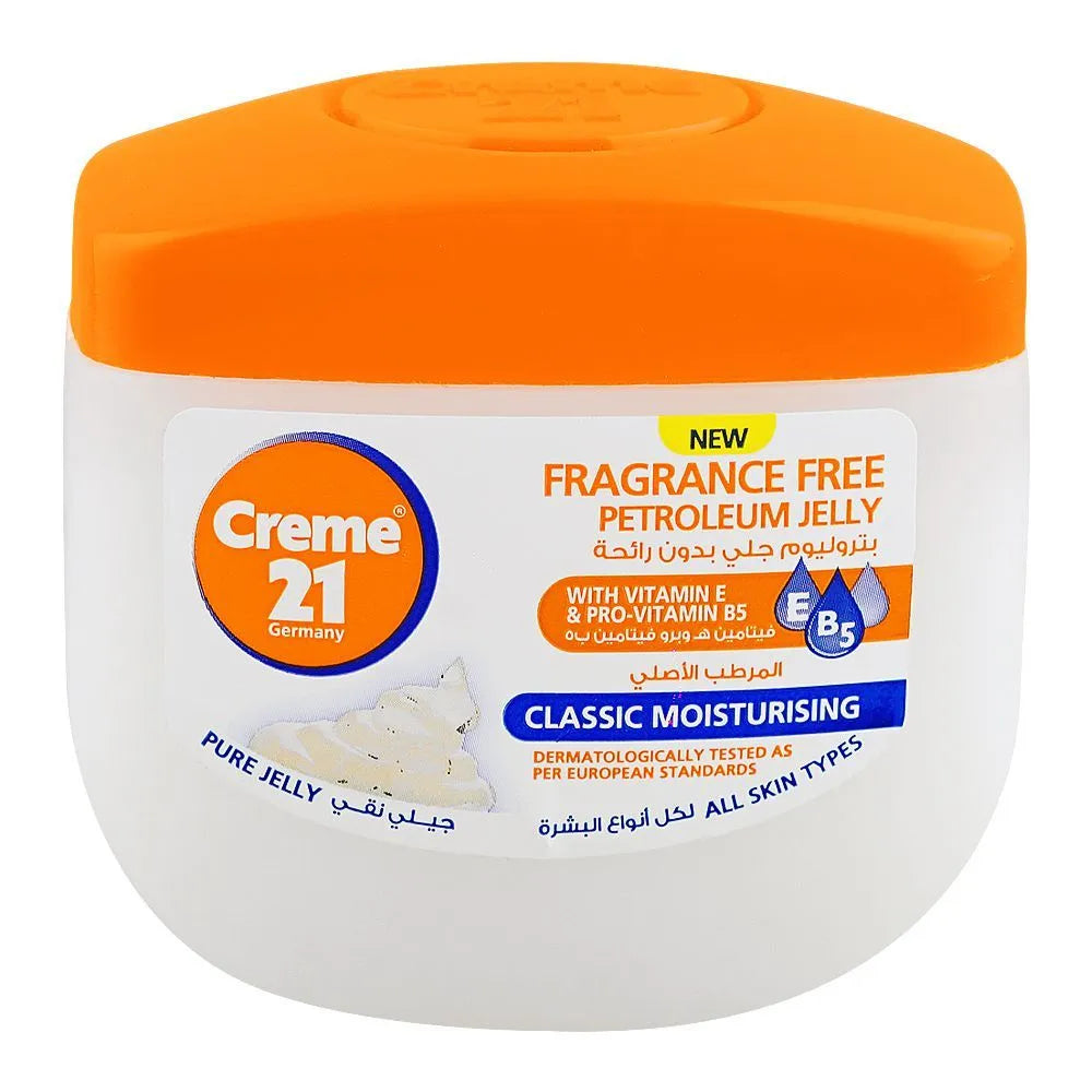 Creme 21 Classic Moisturizing Fragrance Free Petroleum Jelly - Buy Online in Pakistan at Cosmia.pk