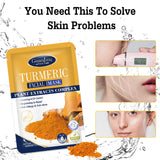 Guanjing Turmeric Plant Extracts Complex brightening Facial Mask - Buy Online in Pakistan at Cosmia.pk