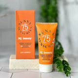 3Q Beauty Sunny Sunscreen SPF 75 100ml - Buy Online in Pakistan at Cosmia.pk