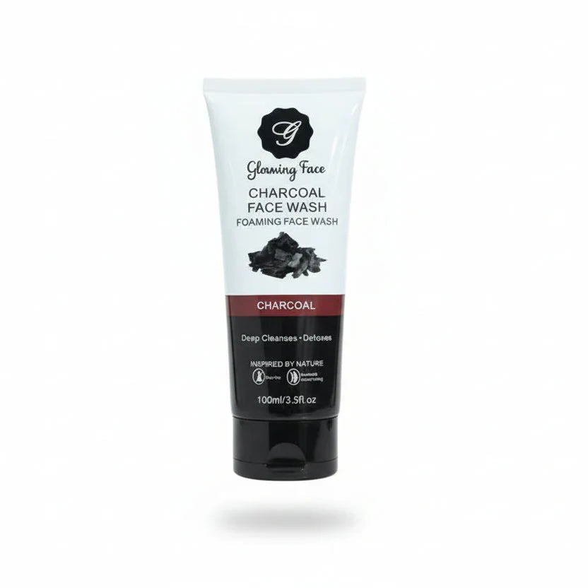 Glowing face Charcoal foaming face wash - 100ml - Buy Online in Pakistan at Cosmia.pk