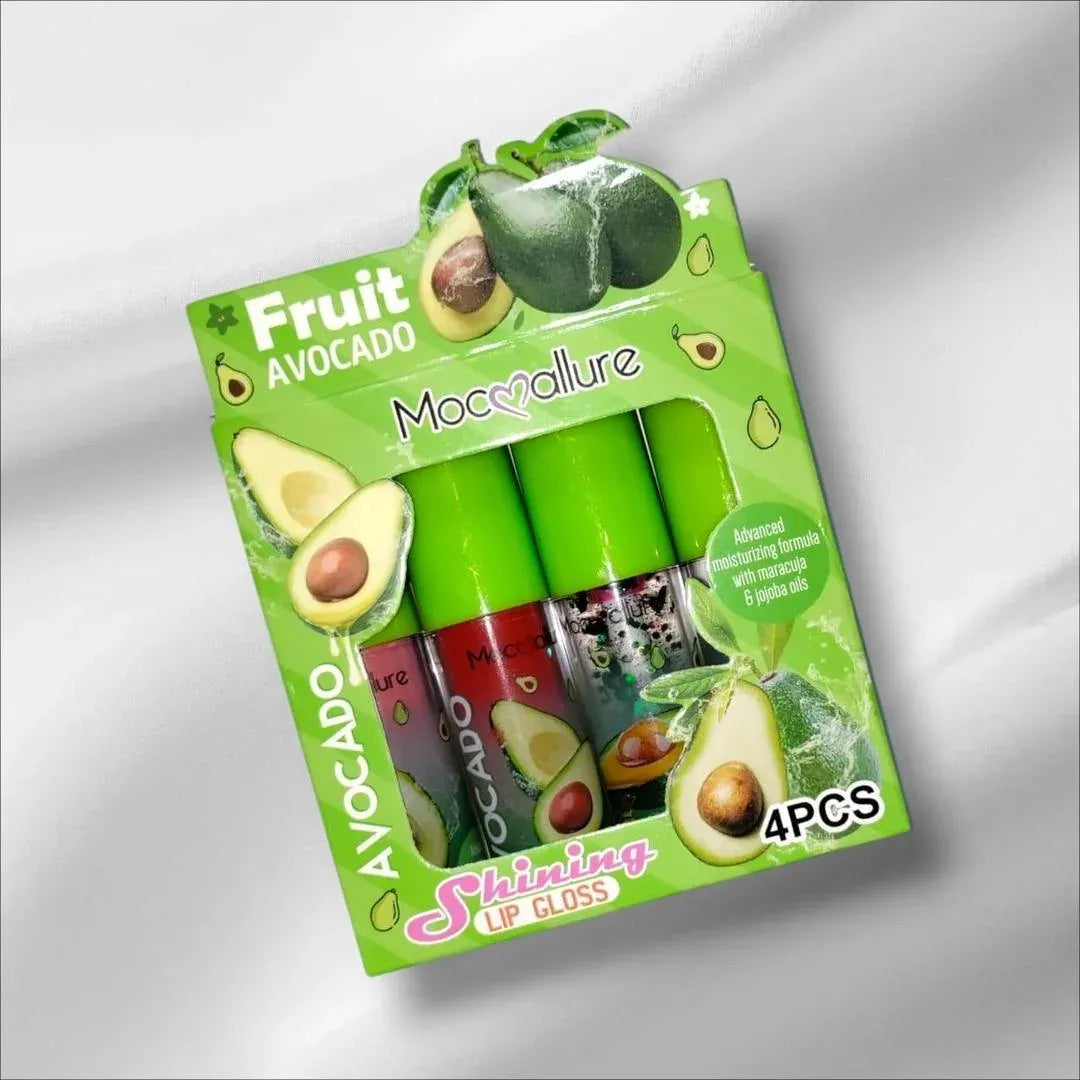 Mocallure Avocado Fruit Lip Gloss Set – 4 PCS - Buy Online in Pakistan at Cosmia.pk